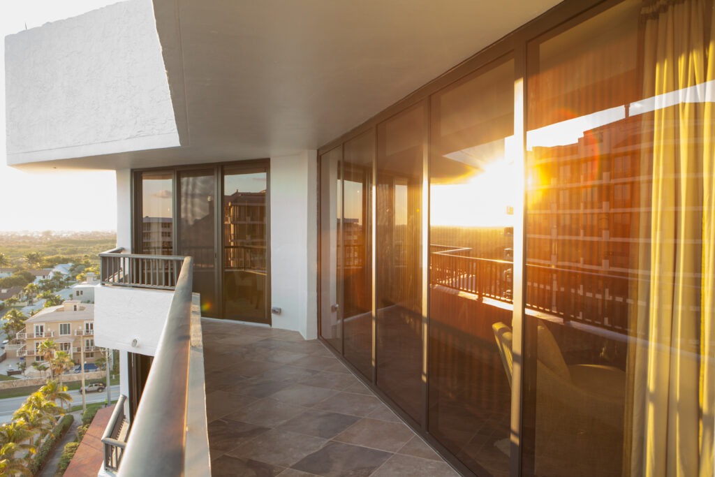 Balcony of a condominium